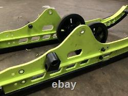 2016 Skidoo Freeride Rev-xm Manta Green 146 Rails With Braces And DuPont Slides
