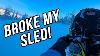 Broke My Sled Ski Doo Freeride 146