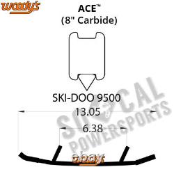 Woody's Ace 8.0 Carbide Runners Ski Doo Summit Freeride 800R E-TEC (2011)